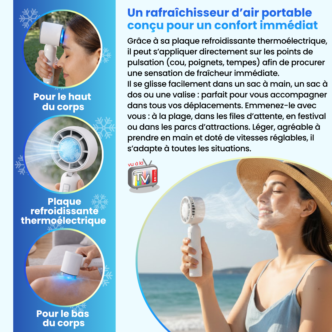 Ventilateur Portable Cool Touch